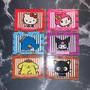 Hello Kitty And Friends Series 1 Common Cards (6)